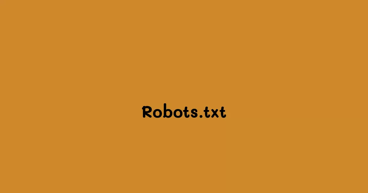 Robots.txt